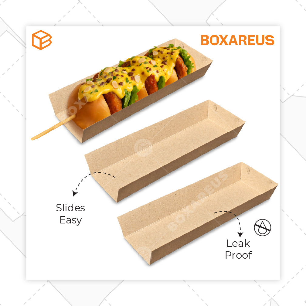 Food Tray - FP Tray Sosis Brown (50 pc)