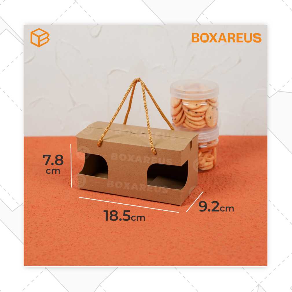 Toples Box Jar - PB Duo Small JAR 400 (20 Pc)