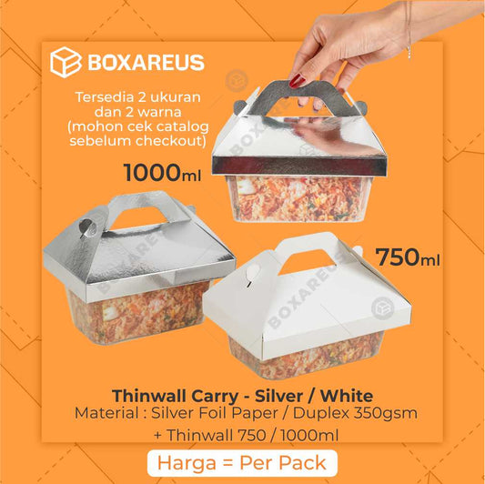 Lunch Box - FP Thinwall Carry 1.000ml (25 Pc)