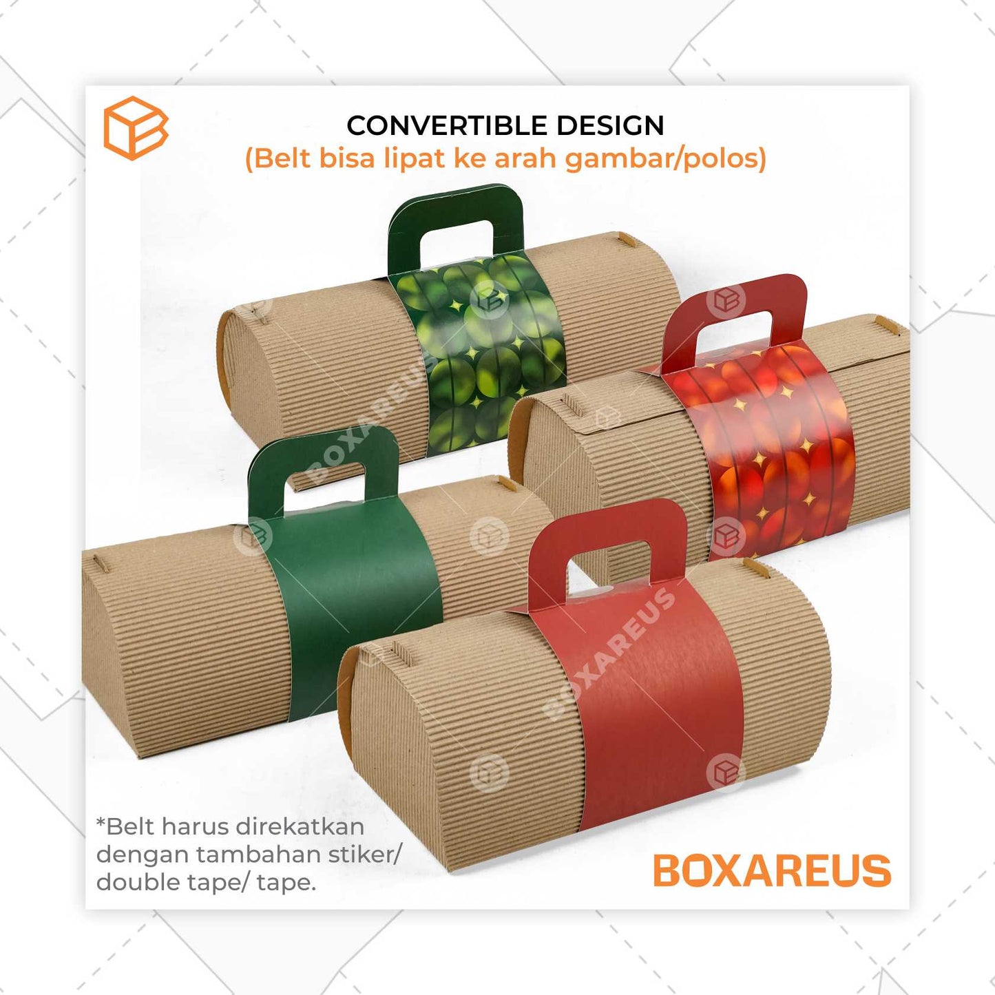 Roll Cake Box - RC ROLL30 (10 Pc)