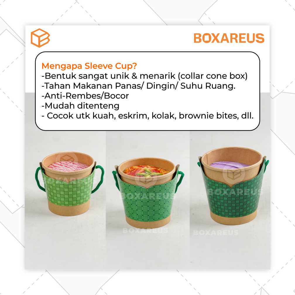 Soup / Es Krim Cup - Sleeve Cup (10 Pc)