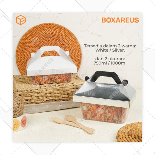 Lunch Box - FP Thinwall Carry 750ml (25 Pc)