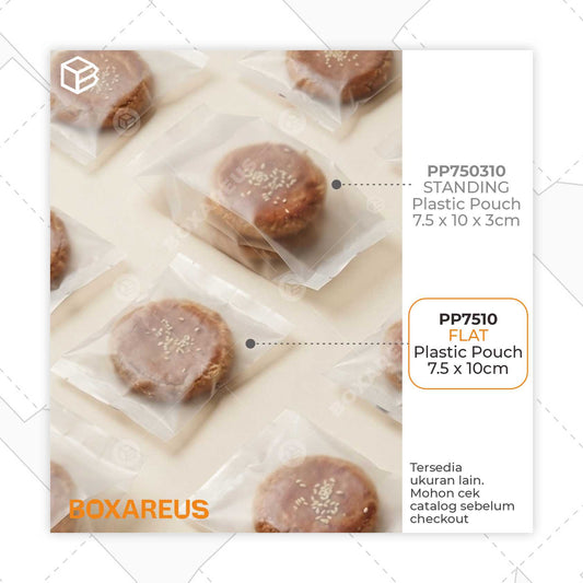 Pouch Plastik Flat - PP7510 (100 Pc)