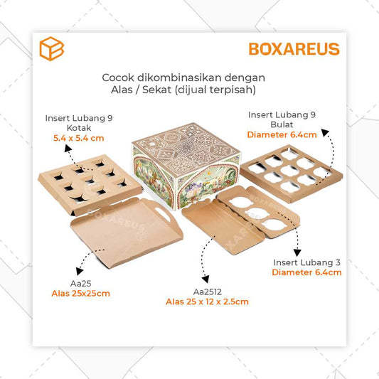 Cake Box - WB KUBAH (5 Pc)