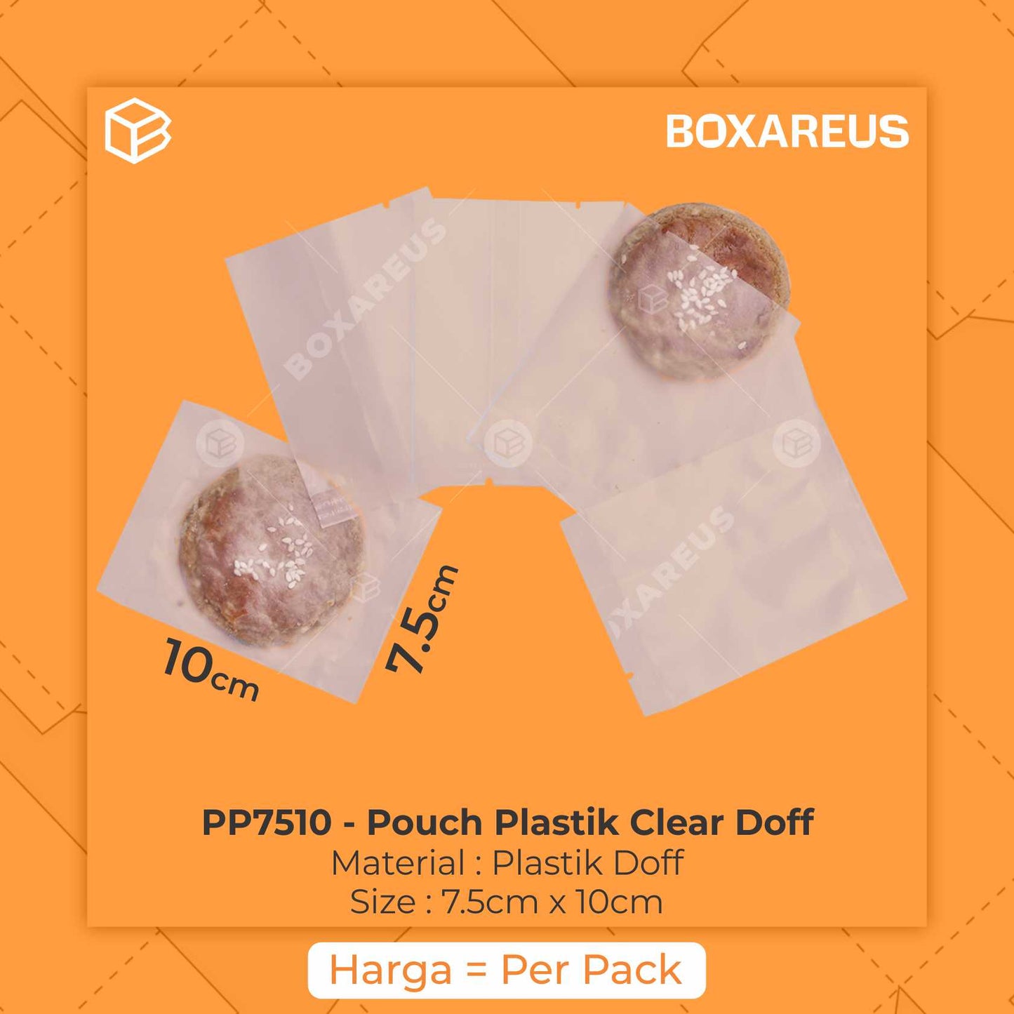 Pouch Plastik Flat - PP7510 (100 Pc)