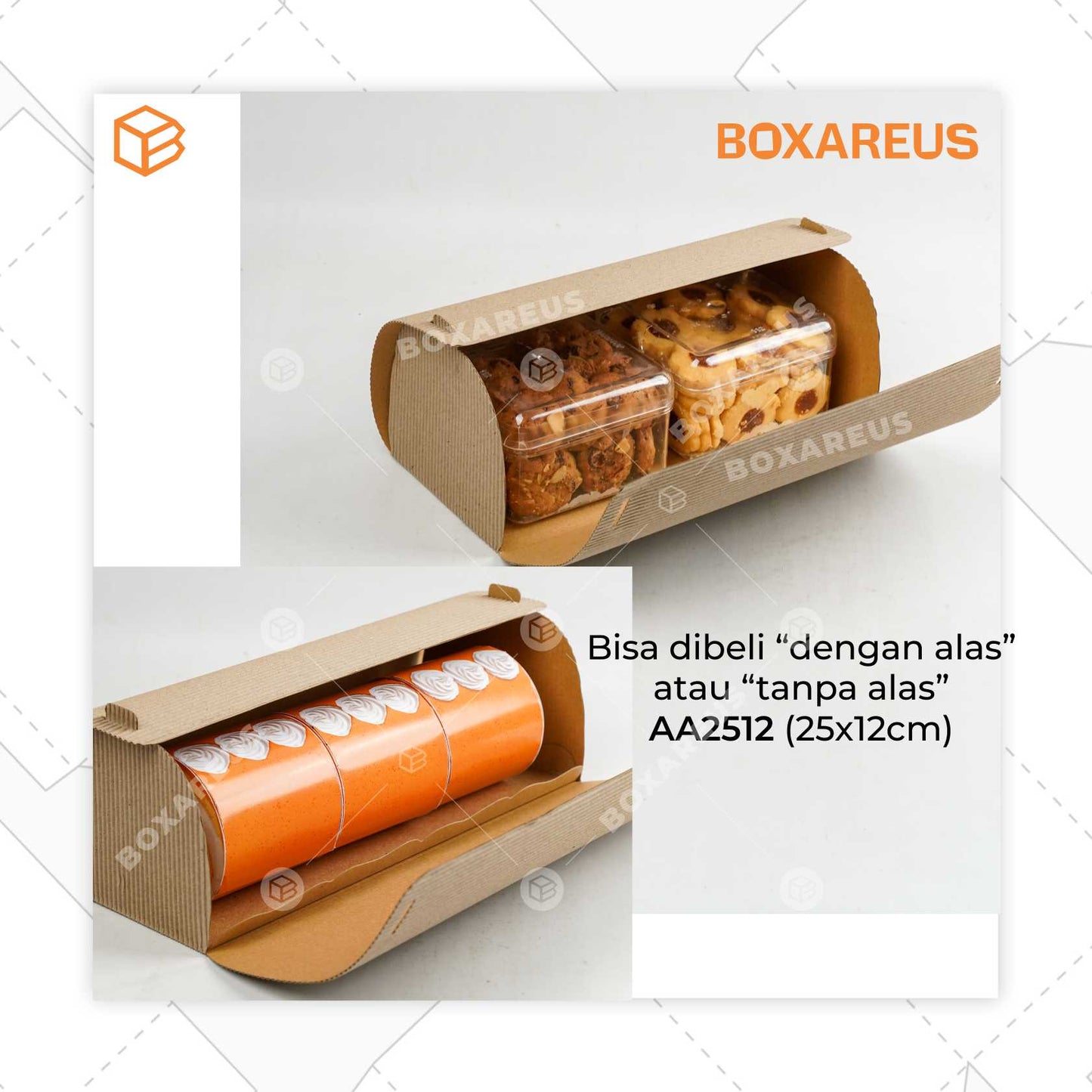 Roll Cake Box - RC ROLL25 (10 Pc)