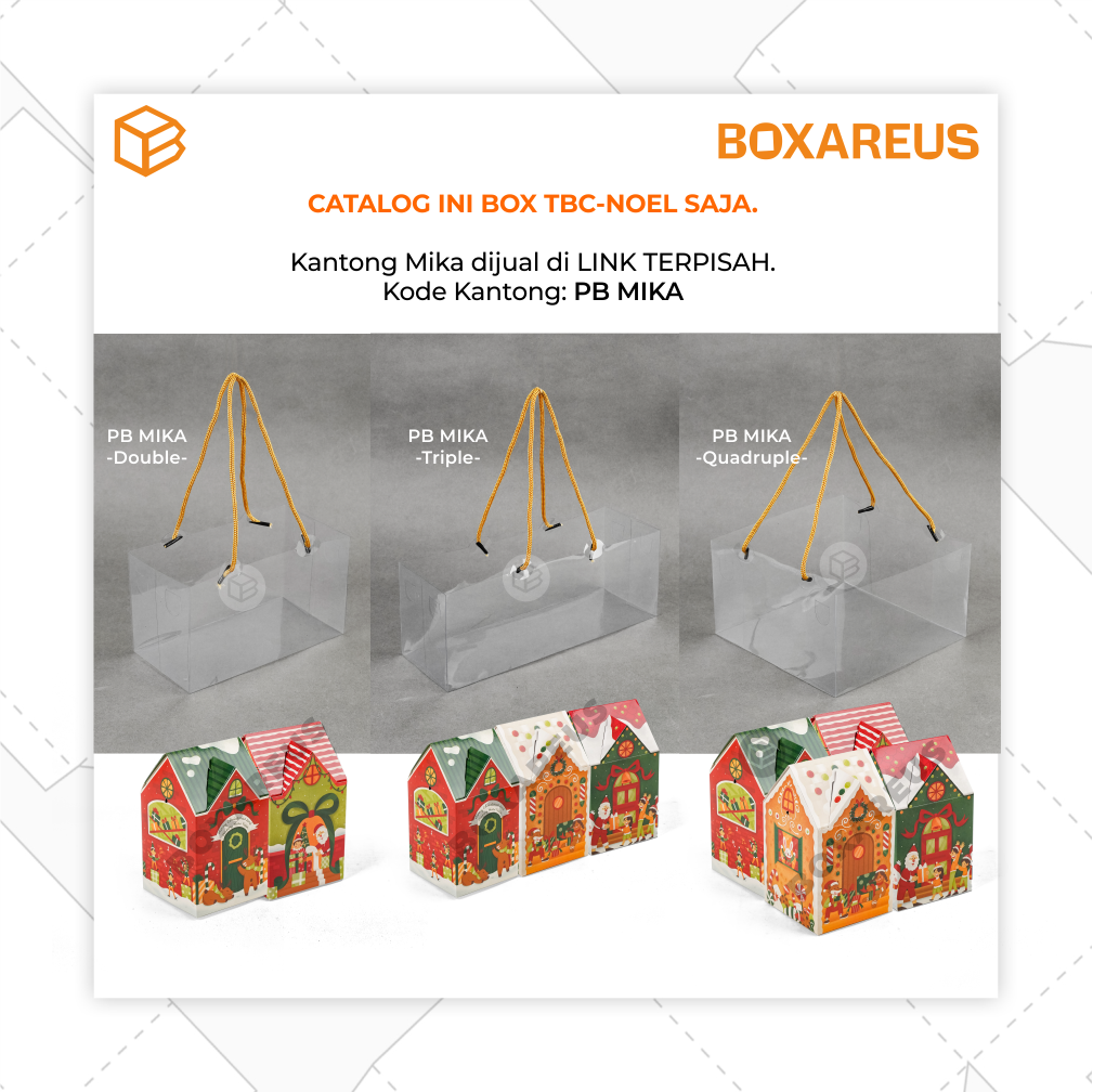 Toples Box/Gift Box - TBC Noel (20 Pc)