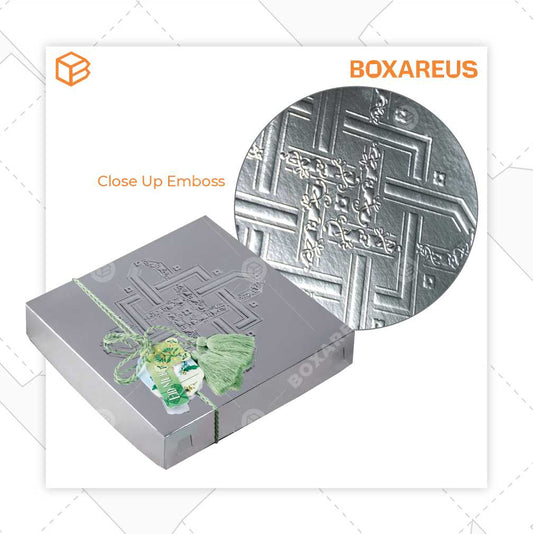 Cake Box/Nastar Box - CB212135 Emboss (10 Pc)
