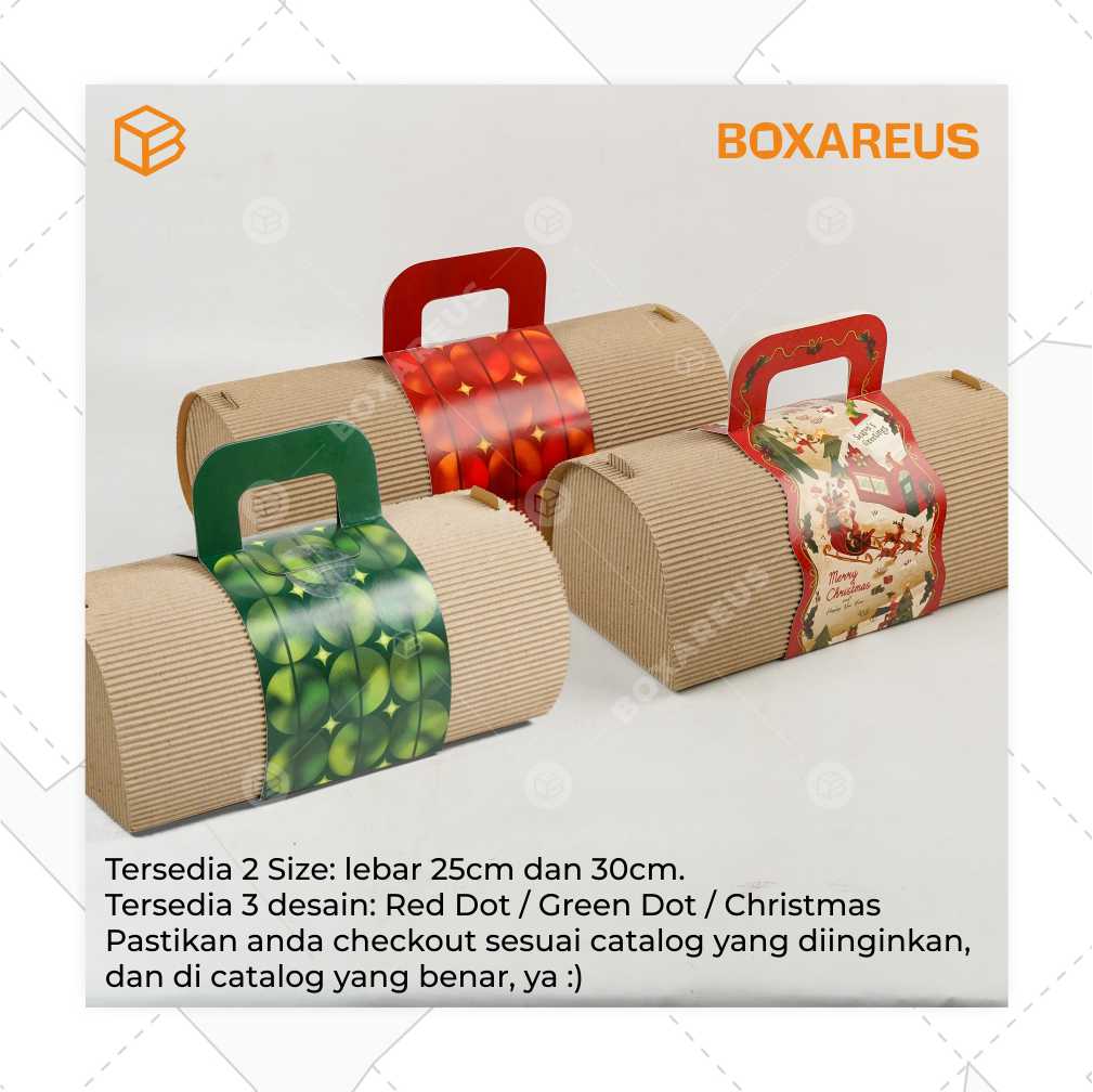 Roll Cake Box - RC Roll Christmas (10 Pc)