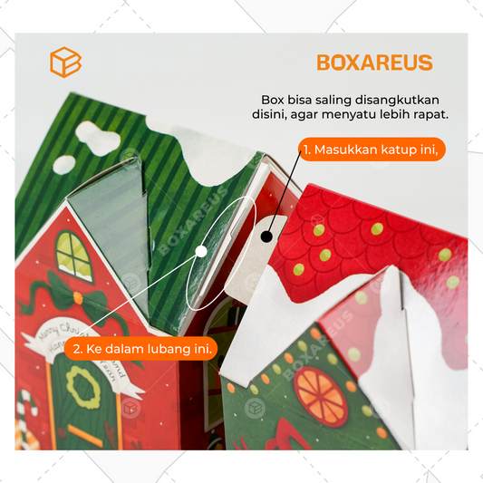 Toples Box/Gift Box - TBC Noel (20 Pc)