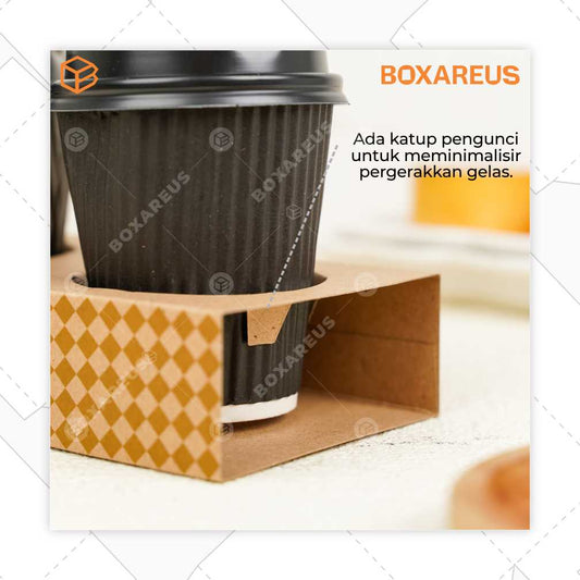 Alas/Tatakan - FP Cup Holder Lubang 1 (50 Pc)