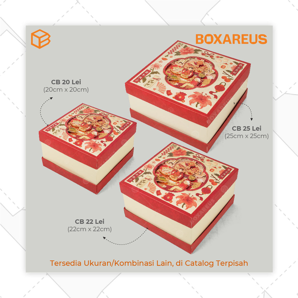Cake Box - CB 22 Lei T5/8/12 cm Inner Foil (10 Pc)
