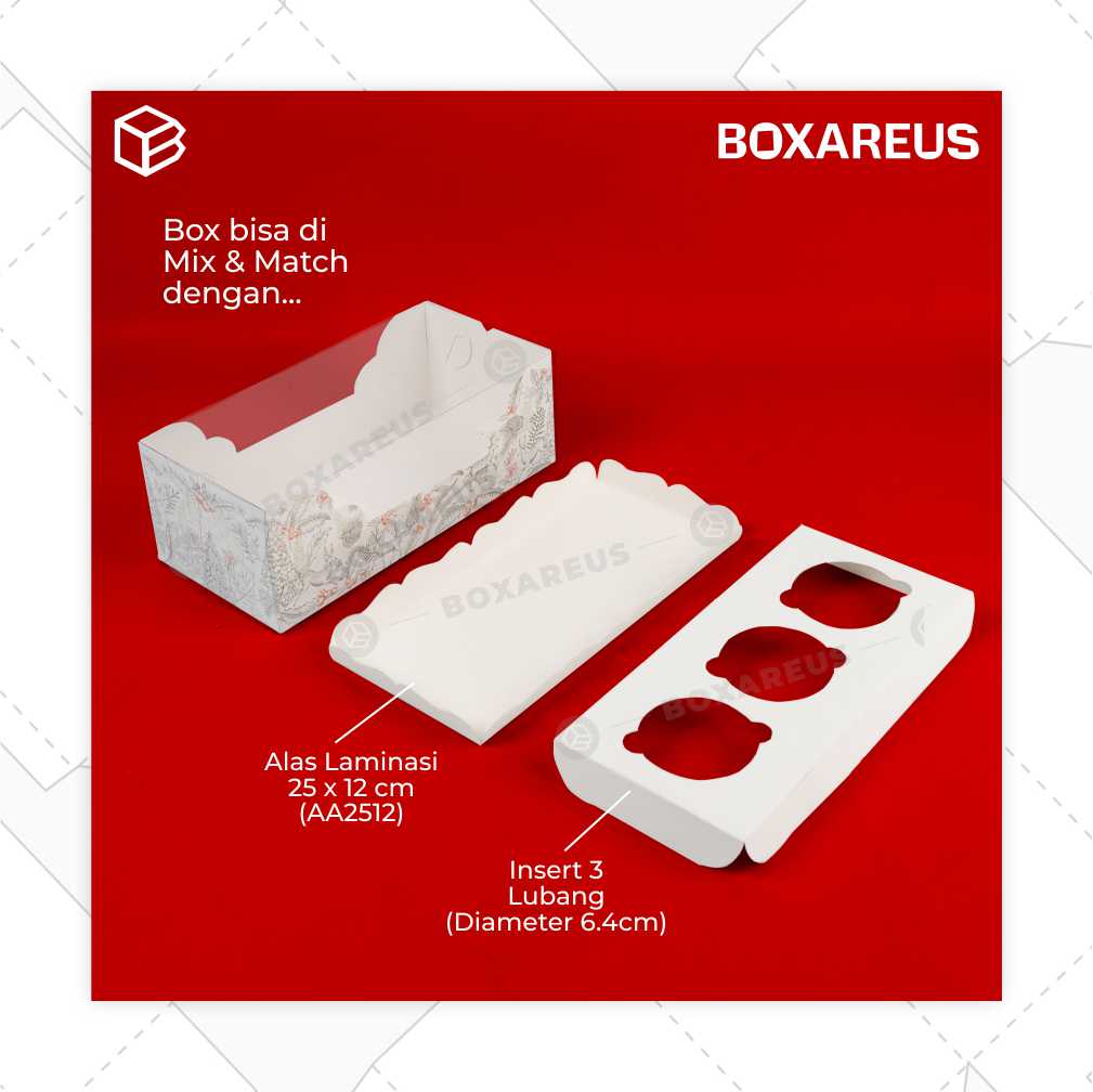 Cupcake Box - WBC Multi 3 (10 Pc)
