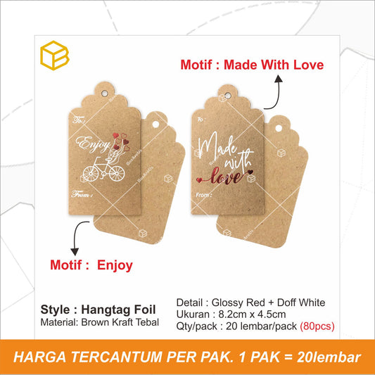 Hang Tag Kraft - HTK Foil