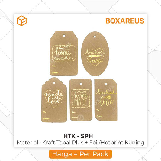 Hangtag Kraft - HTK SPH Home Made (100 pc)