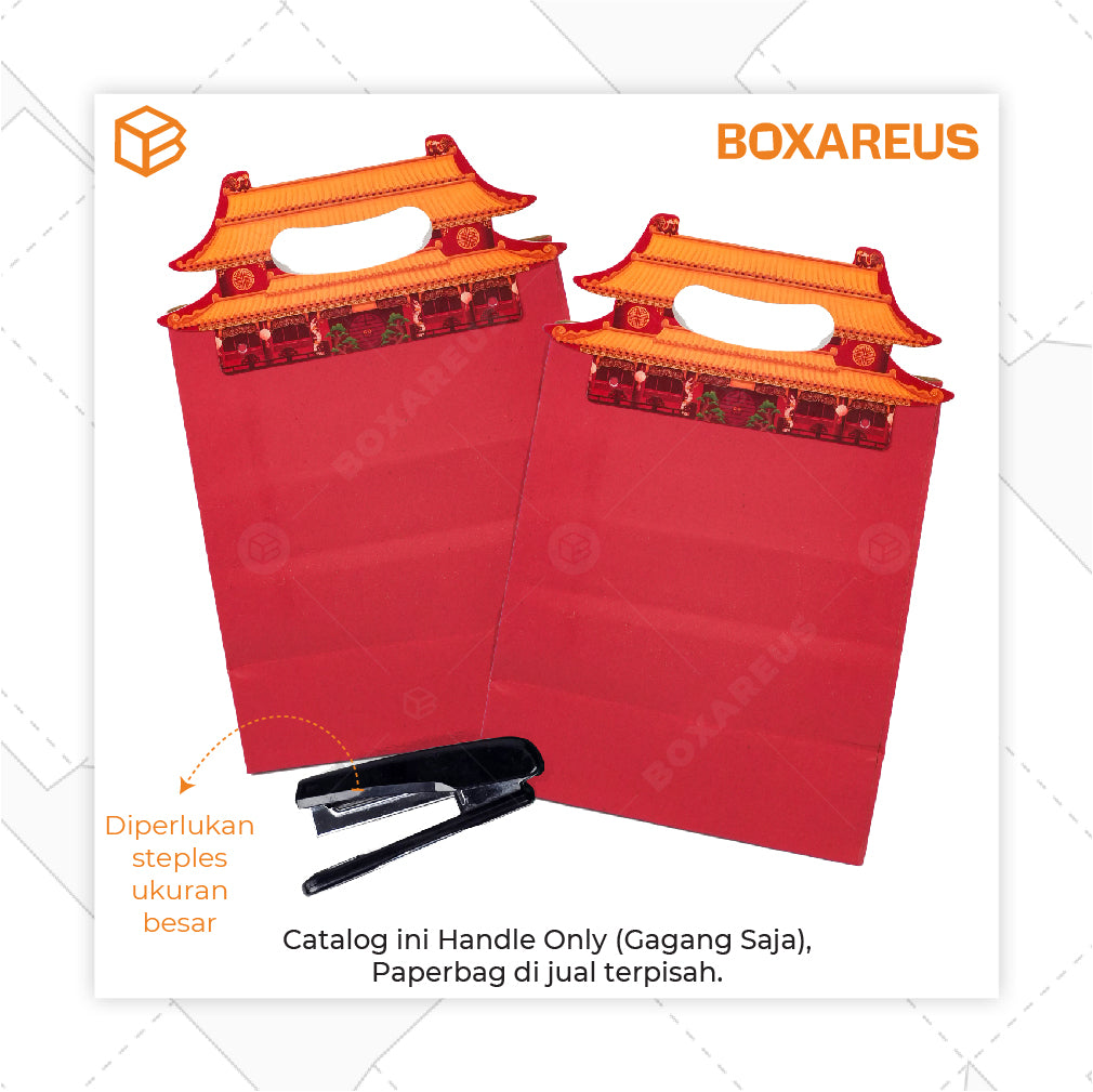 Handle Paperbag Imlek - Handle Only (60 Pc)