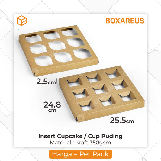 Insert Lubang 9 Cupcake / Muffin - INS CUP 9 (20 Pc)
