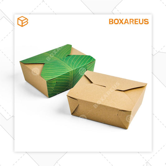 Lunch / Snack Box - LB171465 Daun Pisang (50pcs)