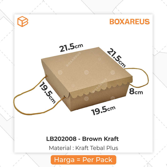 Lunch / Rice Box - LB202008 + Tali (20 pc)