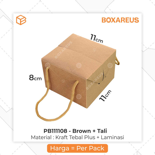 Toples Box - PB111108 Brown (20 Pc)