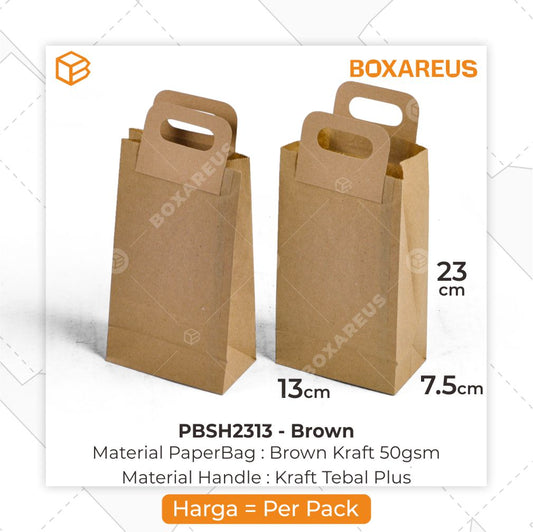 Paper Bag - PBSH2313 Brown (100 Pc)