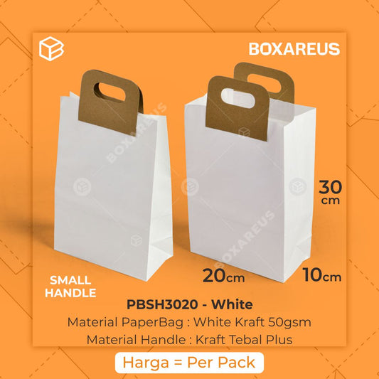 Paper Bag - PBSH3020 White (100 Pc)