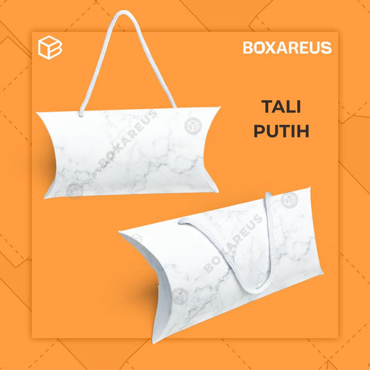 Pillow Box - PL16115 Marble + Tali White (20 Pc)