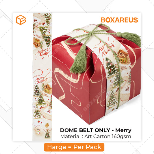 Paper Belt - Belt Merry Natal ( 10 Pc)
