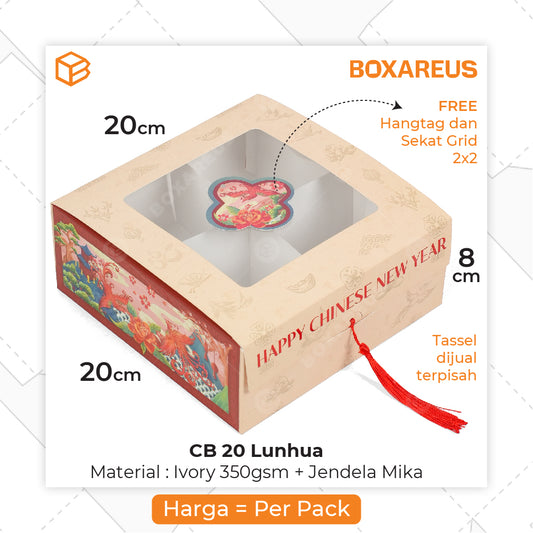 Cake Box - CB 20 Lunhua CNY (10 Pc)