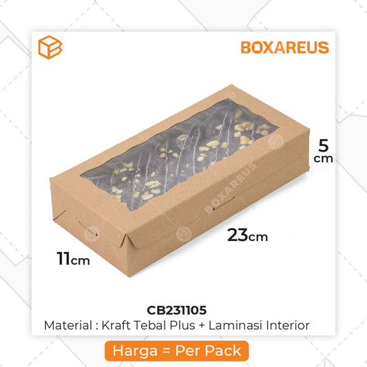 Brownies Box - CB231105 Brown (20 pc)