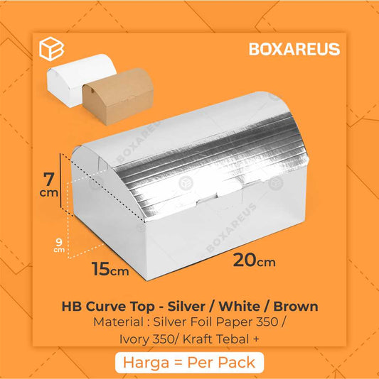 Cake Box - HB Curve Top (10 Pc)