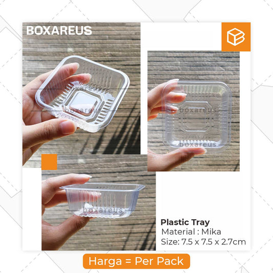 Moon Cake Tray Plastik - PTA75 (100 Pc)