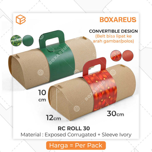 Roll Cake Box - RC ROLL30 (10 Pc)
