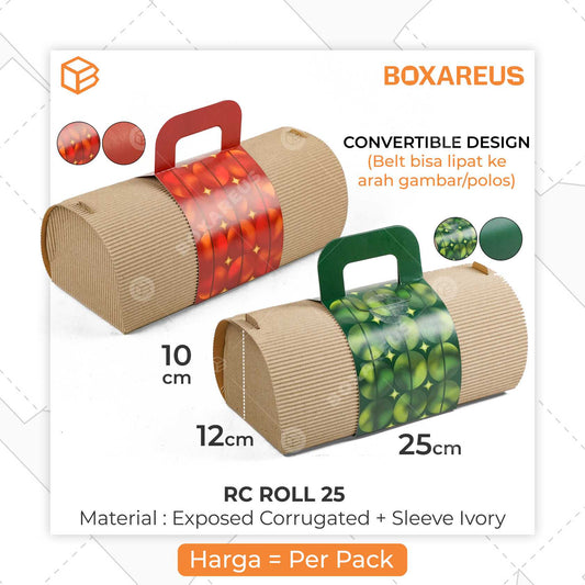 Roll Cake Box - RC ROLL25 (10 Pc)