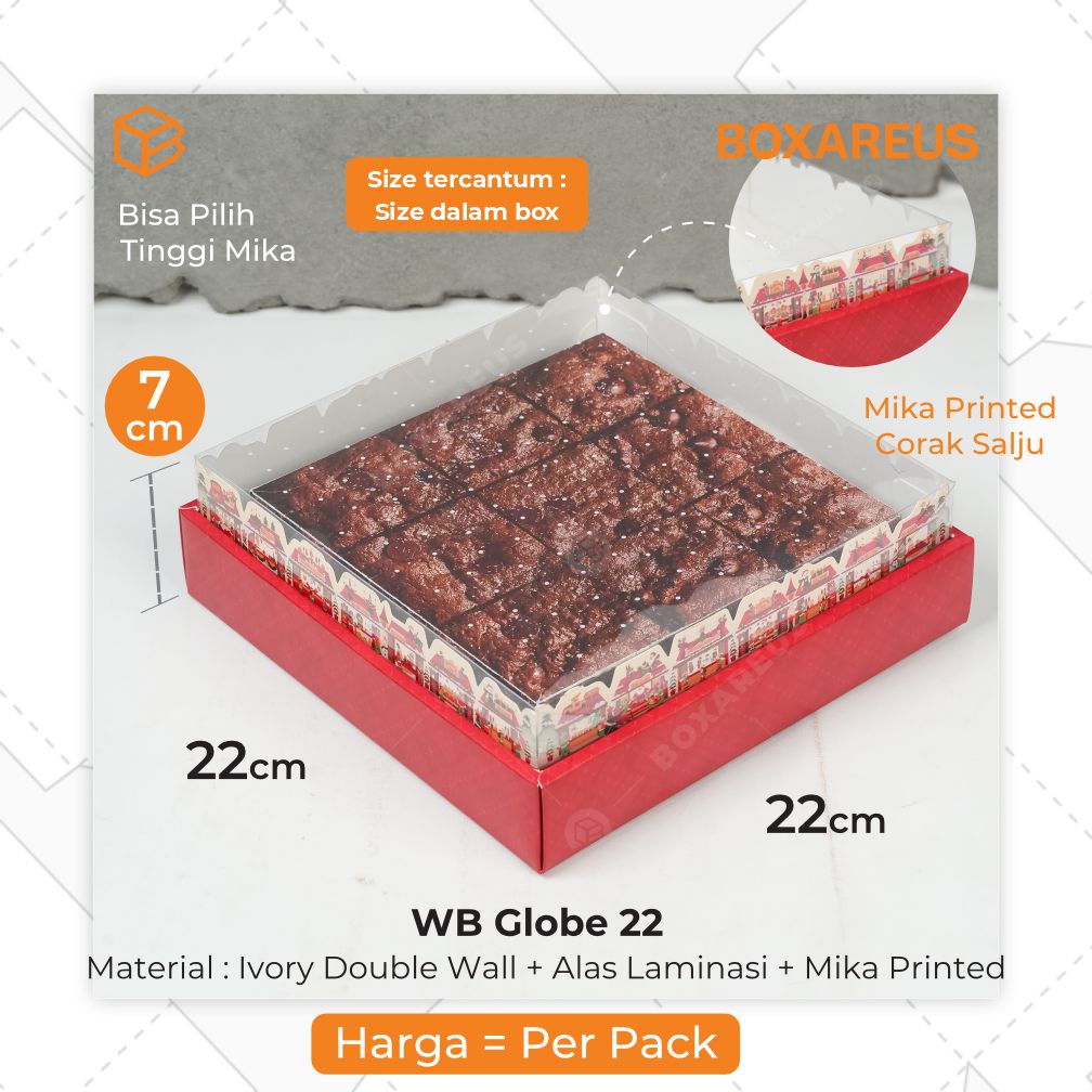 Cake Box - WB Globe 22 Natal (10 Pc)