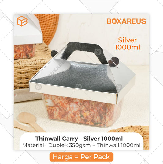 Lunch Box - FP Thinwall Carry 1.000ml (25 Pc)