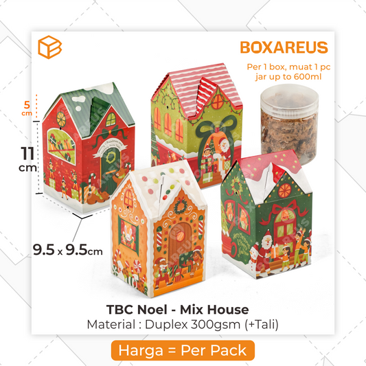 Toples Box/Gift Box - TBC Noel (20 Pc)