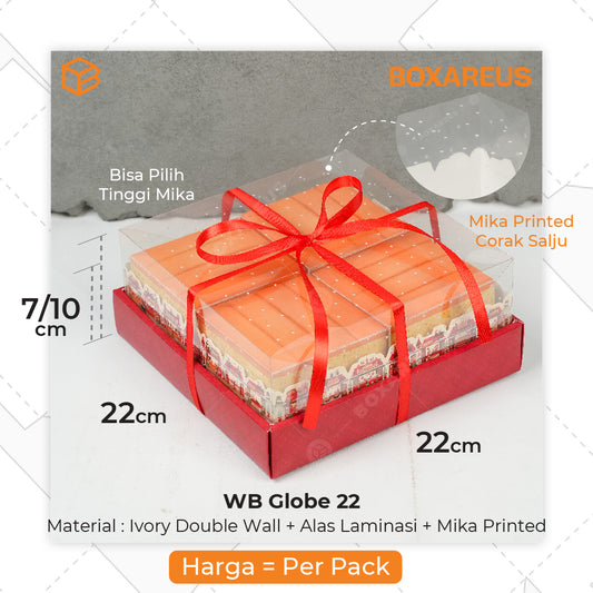 Cake Box - WB Globe 22 Natal (10 Pc)