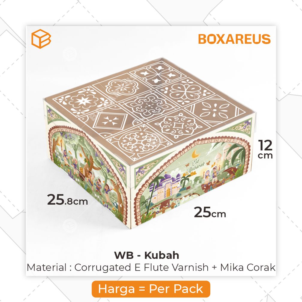 Cake Box - WB KUBAH (5 Pc)