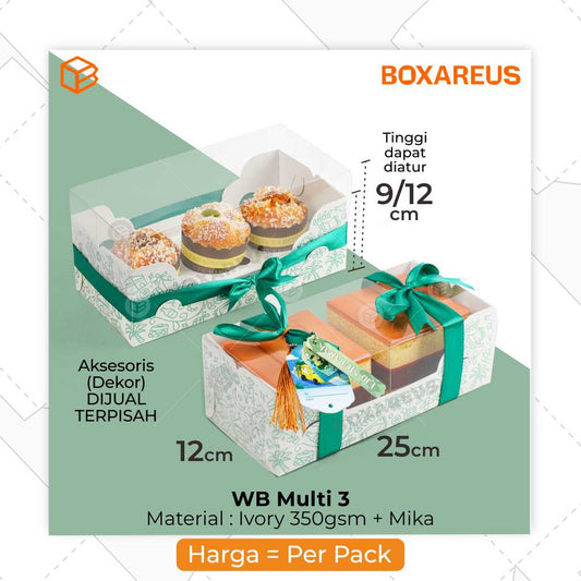 Cupcake Box - WBIF Multi 3 (10 Pc)