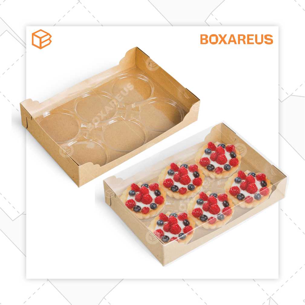 Plastik Tray Puding - PTP Bulat 6 (50 Pc)