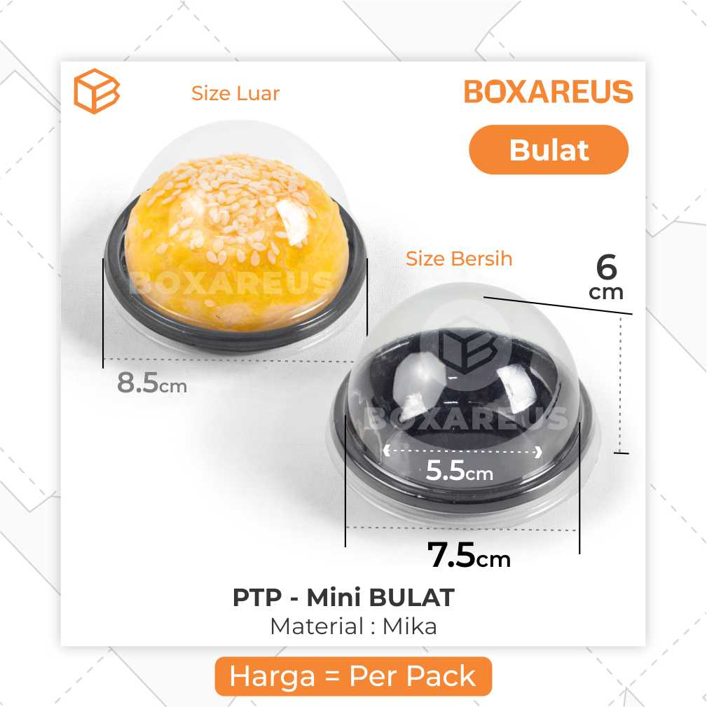 Plastik Tray Puding - PTP Mini (50 Pc)
