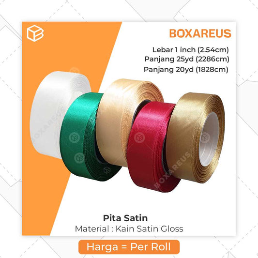 Aksesoris Pita Satin 1inch (2.54cm) - PTS