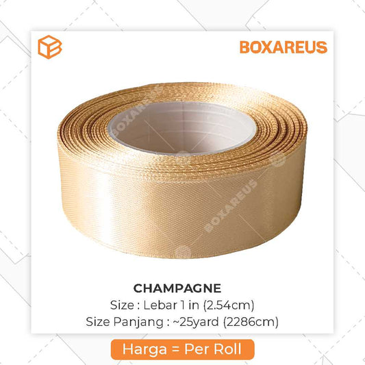 Aksesoris Pita Satin 1inch (2.54cm) - PTS