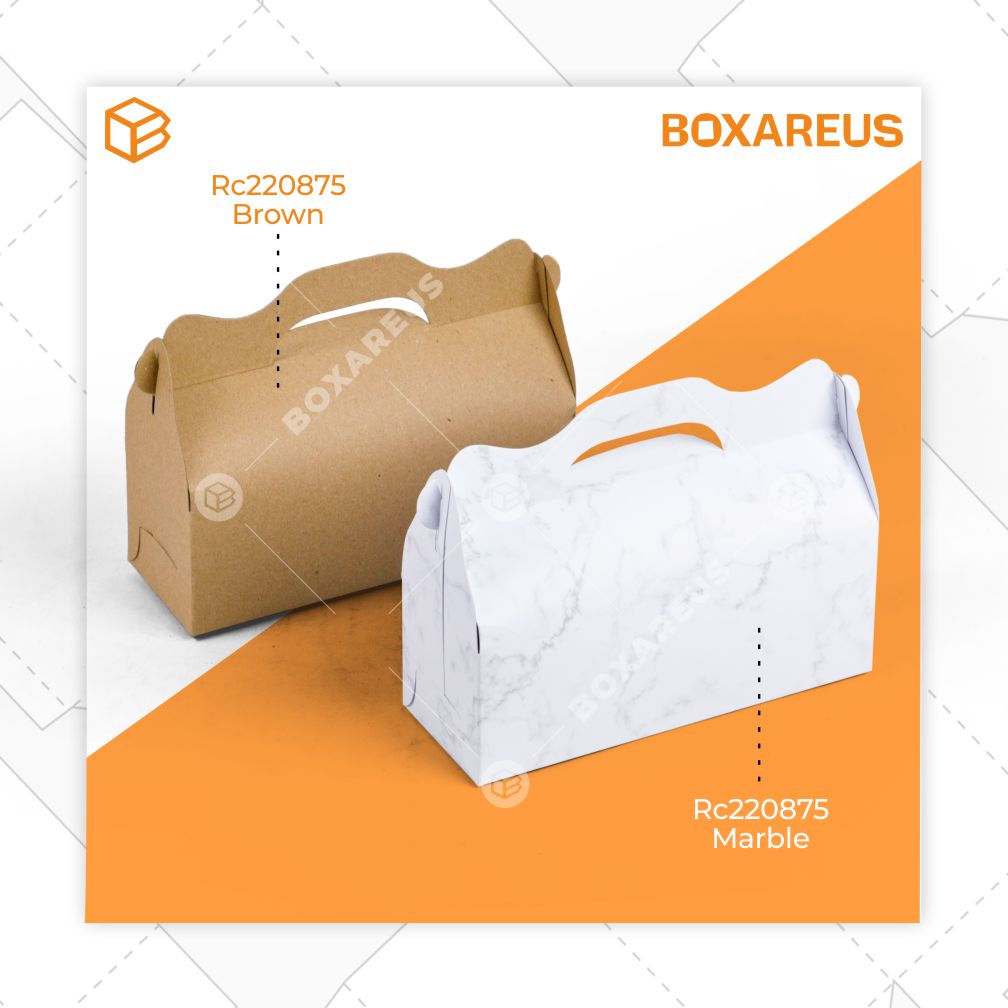Roll Cake Box - RC220875 Brown (20 Pc)