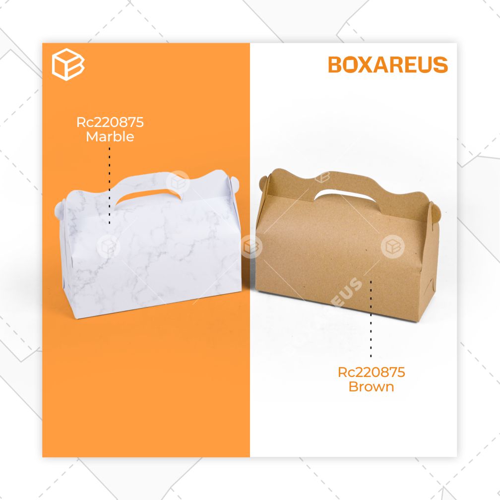 Roll Cake Box - RC220875 Brown (20 Pc)