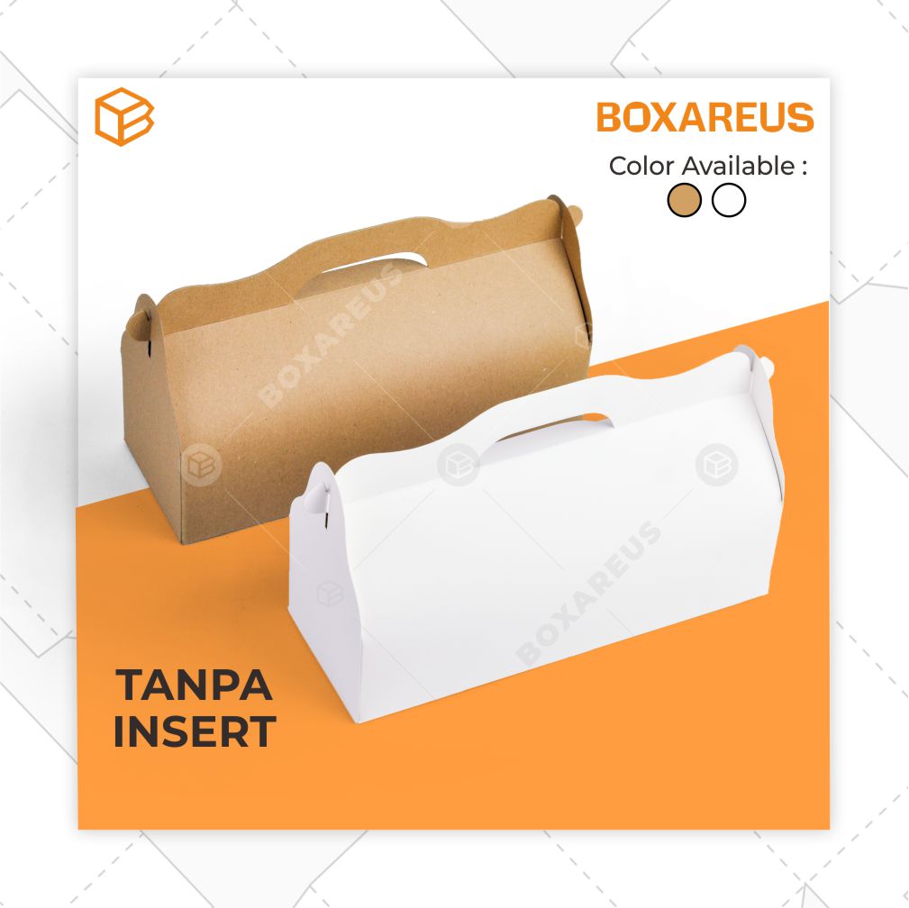 Roll Cake Box - RC271075 White Box Only (10 Pc)