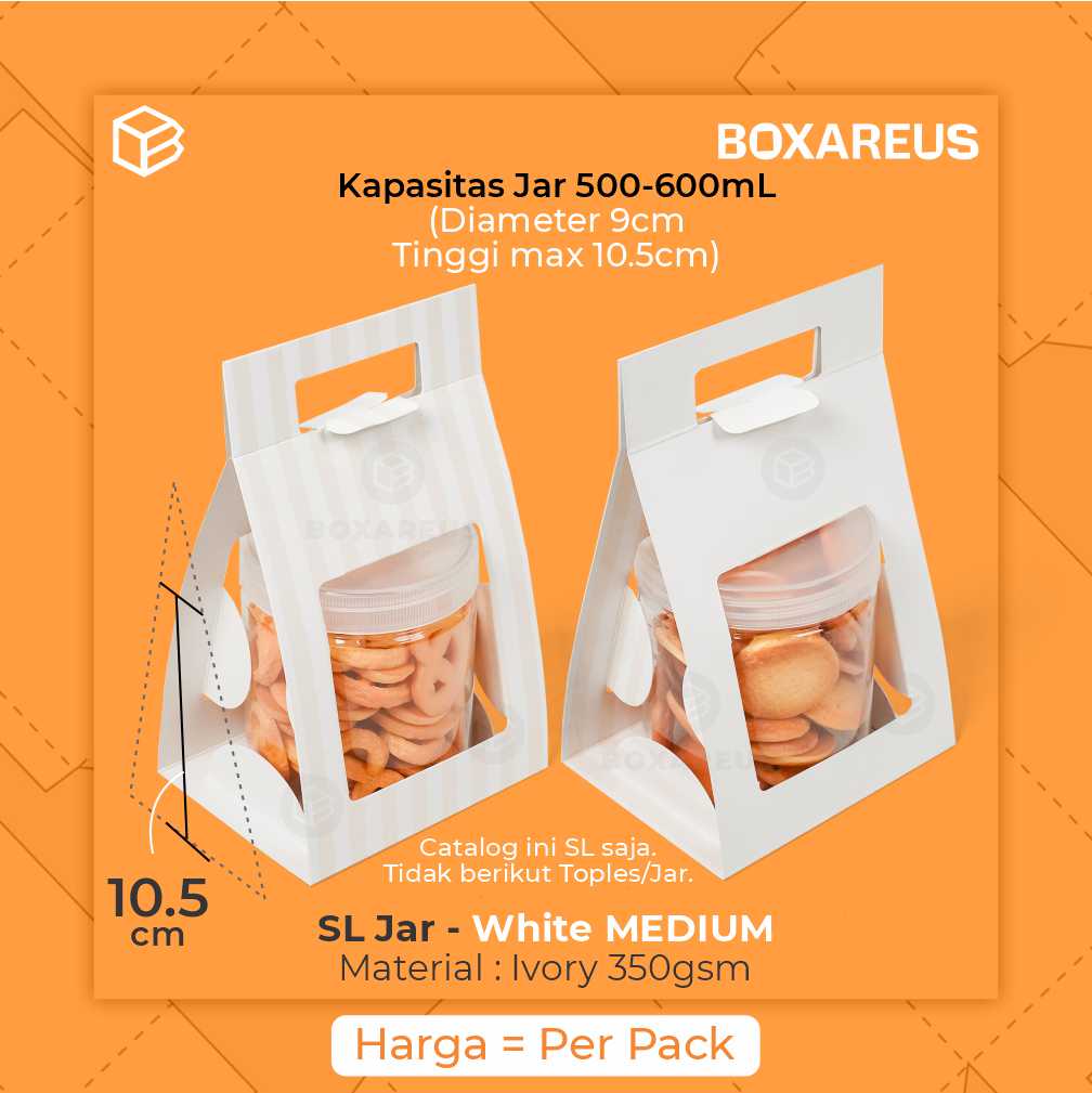Toples Jar Box - SL Jar (50 Pc)