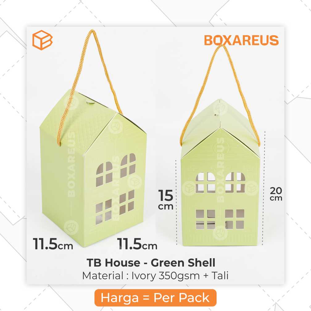 Toples Box Thinwall - TB House (10 Pc)