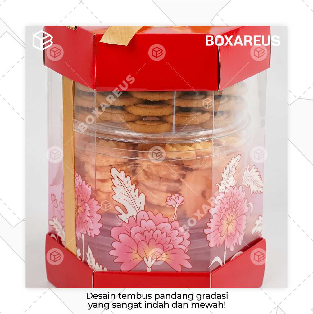 Toples Box - TB Hexagon Peony (10 Pc)